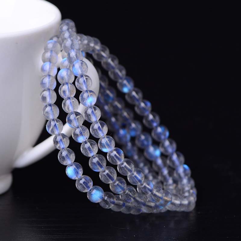 Armband mit natürlichen Mondstein-Heilperlen von Buddha Stones - image 4