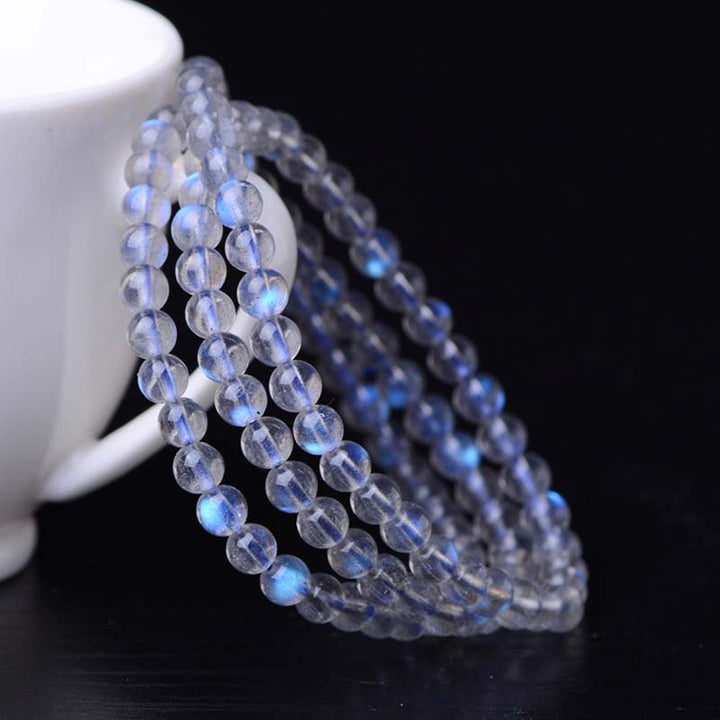 Armband mit natürlichen Mondstein-Heilperlen von Buddha Stones - image 4