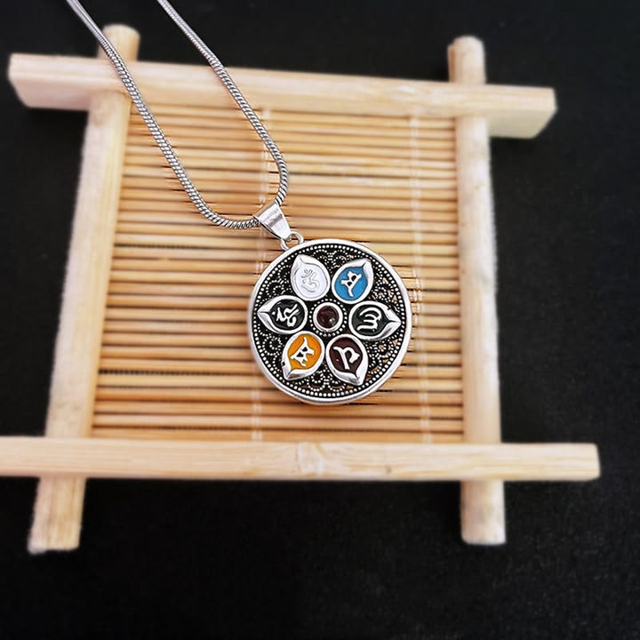 Buddha Stones, tibetischer Om Mani Padme Hum Reinheits-Halskettenanhänger - image 6