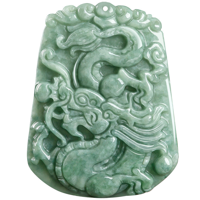 Buddha Stones Chinesisches Sternzeichen Drache Jade Stärke Halskette String Anhänger - image 8