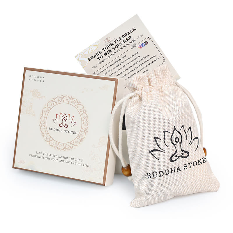 Buddha Stones Weiß Jade Bodhi Lotus Mala Harmonie Halskette Armband - image 10