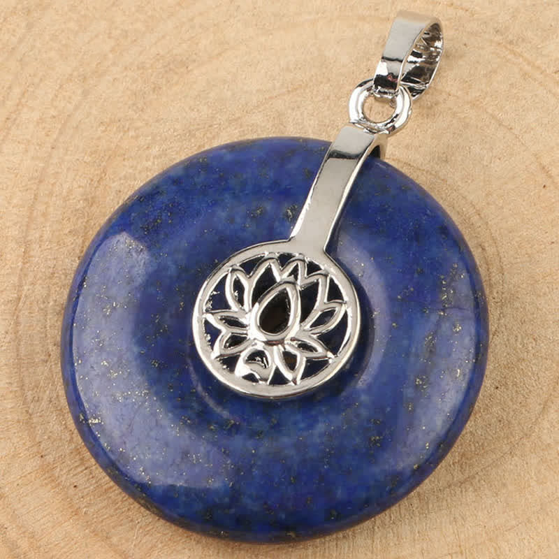 Buddha Stones, verschiedene Kristall-Amethyst-Rosa-Kristall-Lotus-Heilungs-Halsketten-Anhänger - image 16