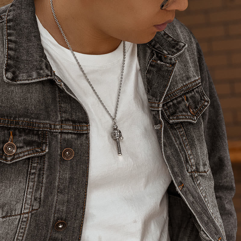 Buddha Stones, tibetische Om-Mani-Padme-Hum-Gebetsmühle, Lotus-Weisheit, drehbarer Halsketten-Anhänger - image 12