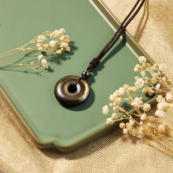 Obsidian-Bündel mit Buddha Stonesn, die negative Energien absorbieren