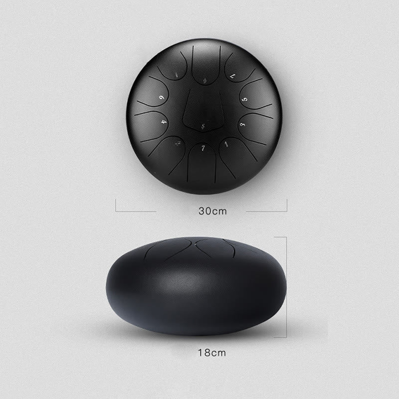 Buddha Stones Steel Tongue Drum Sound Heilung Achtsamkeit Meditation Yoga Drum Kit 11 Note 8 Zoll - image 2