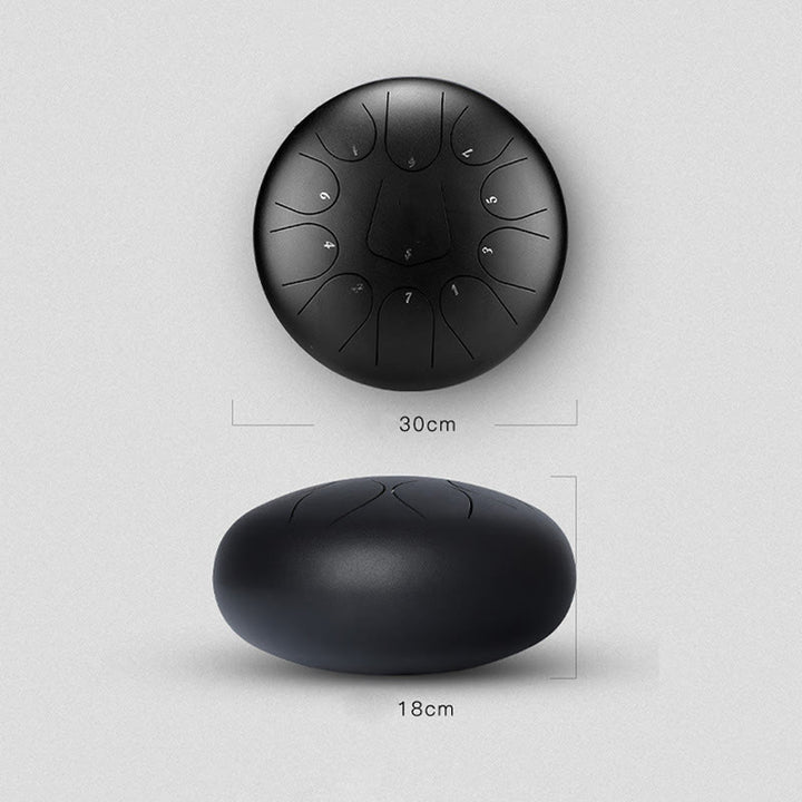 Buddha Stones Steel Tongue Drum Sound Heilung Achtsamkeit Meditation Yoga Drum Kit 11 Note 8 Zoll - image 2