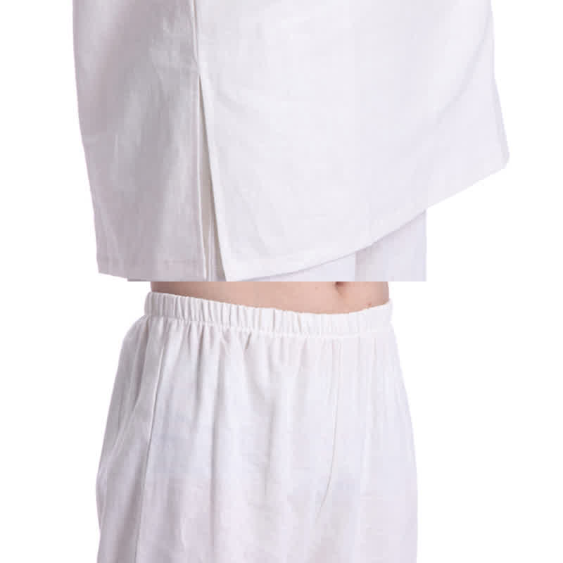 Spirituelle Zen-Meditation, Gebetspraxis, Baumwoll-Leinen-Kleidung, Herren-Set - image 15