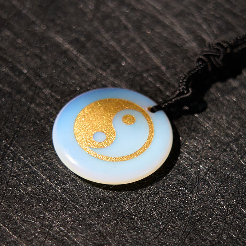 Buddha-Steine, verschiedene Kristalle, Amethyst, Tigerauge, grüner Aventurin, Yin Yang, spiritueller Halskettenanhänger