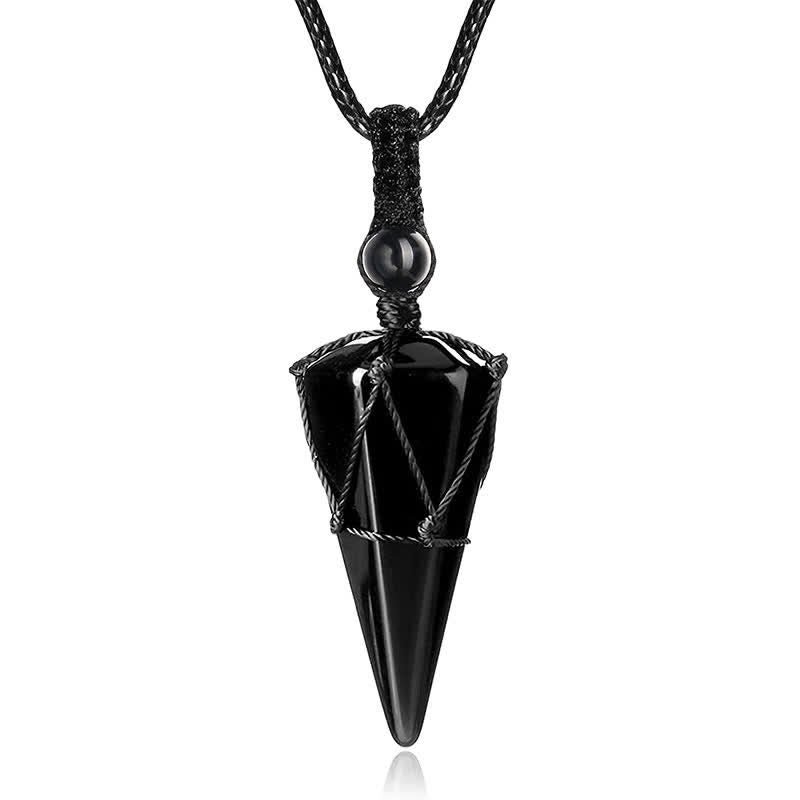 Obsidian-Bündel mit Buddha Stonesn, die negative Energien absorbieren