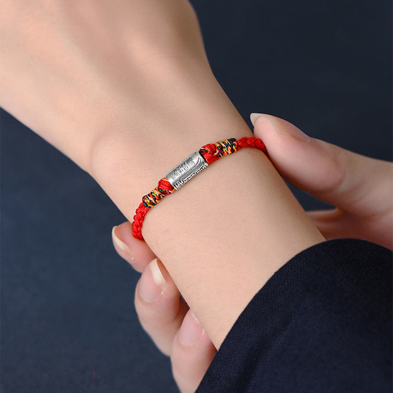 Buddha Stones Handgefertigtes Fußkettchen aus 925er-Sterlingsilber