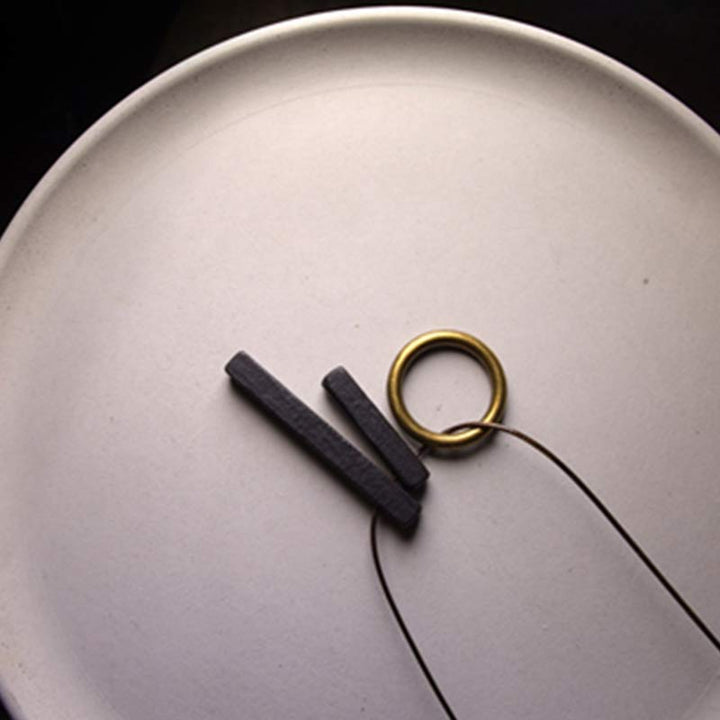 Buddha Stones, Zen-Kreis, Ebenholz, Erleuchtungs-Halsketten-Anhänger - image 12