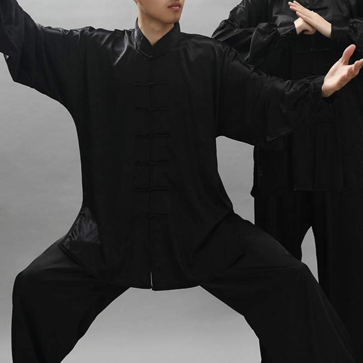 Buddha Stones, einfaches Muster, Meditation, Gebet, spirituell, Zen, Tai Chi, Qigong, Praxis, Unisex-Kleidungsset - image 31