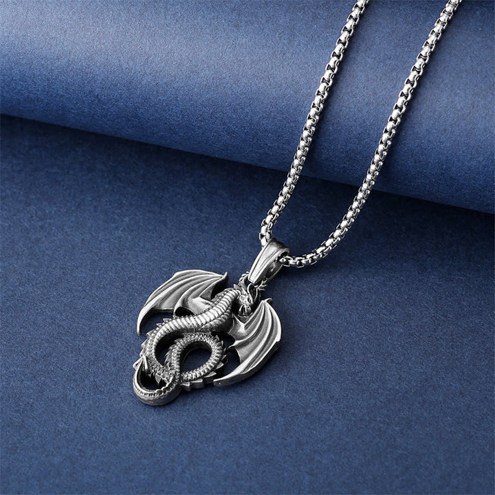 Buddha Stones aus reinem Zinn, Drache, Glück, Erfolg, Halsketten-Anhänger - image 4