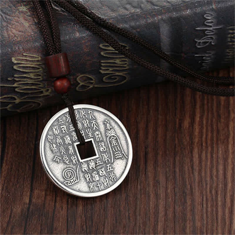 Buddha Stones, Bagua-Yin-Yang-Kupfermünze, Stern-Balance-Energie-Halskettenanhänger - image 8