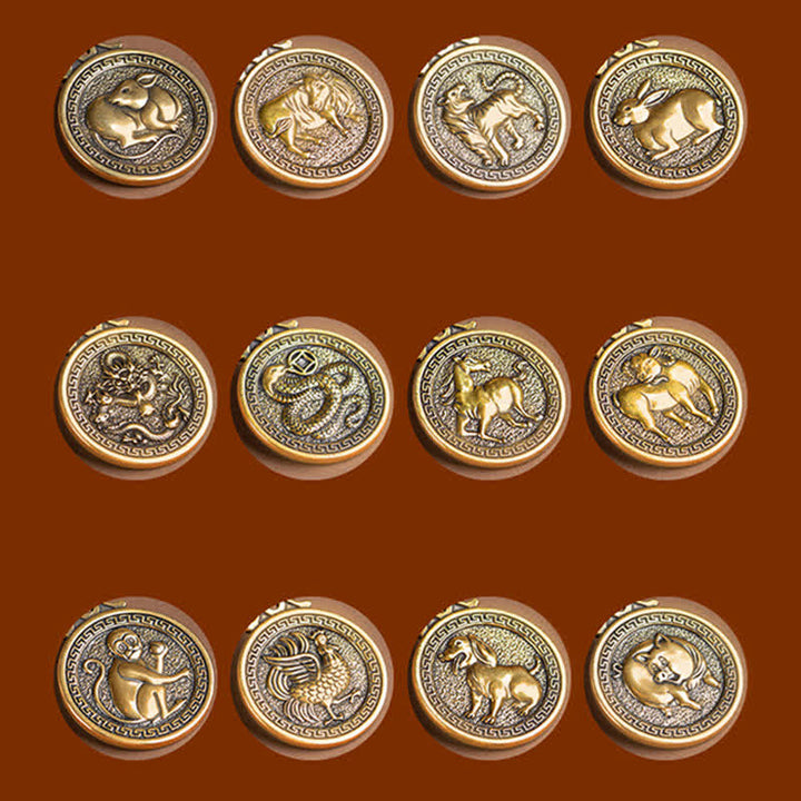 Halskette mit 12 chinesischen Sternzeichen, Segen, Reichtum, Glück - image 28