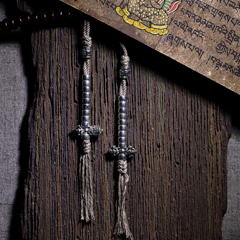 Buddha Stones Natural Tibet 108 Mala Perlen Lila Bodhi Samen Dreiäugige Dzi Perle Kupfer Dorje Harmonie Armband