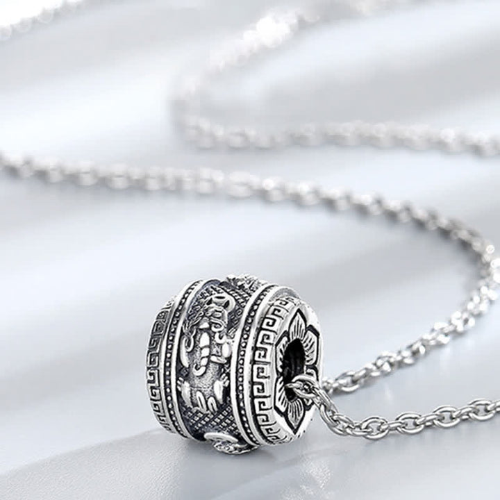 Buddha Stones PiXiu Glück Reichtum drehbarer Halskettenanhänger - image 5