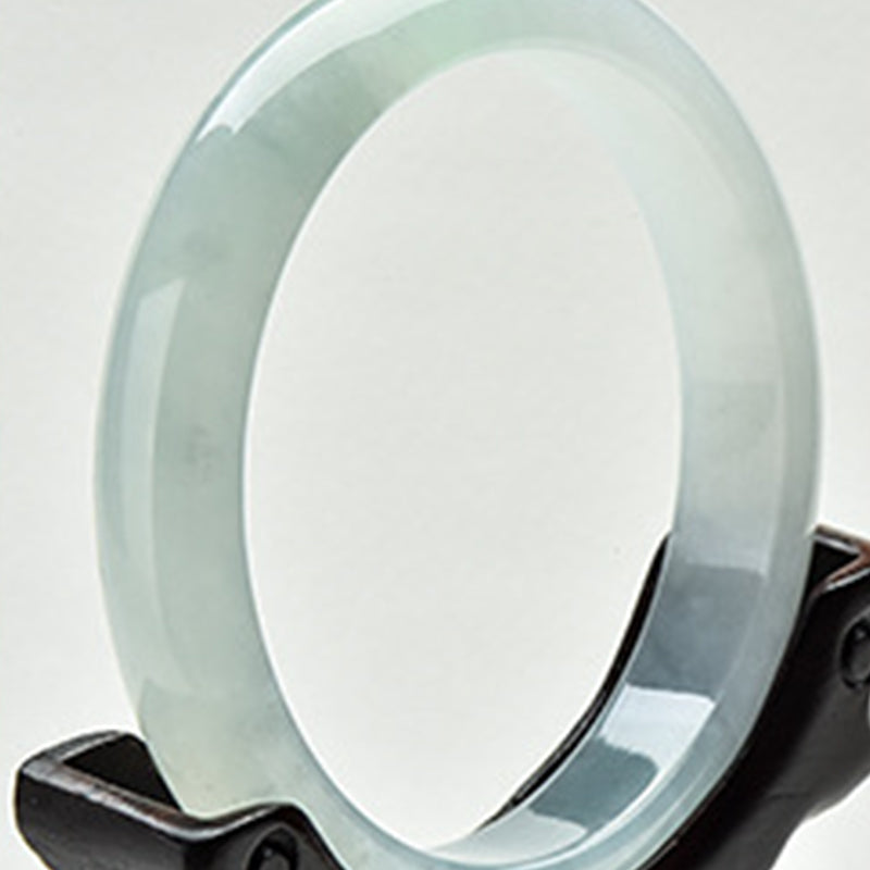 Buddha Stones, natürlicher Jade-Armreif, Wohlstand, Reichtum, Glück