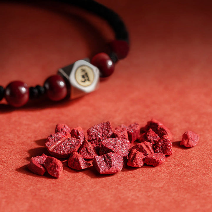 Buddha Stones 925 Sterling Silber Chinesisches Sternzeichen Natal Buddha Zinnober Calm Armband - image 28