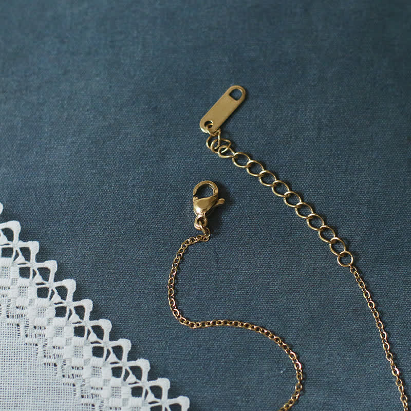 Elefant Titan Stahl Glück Halskette Kettenanhänger