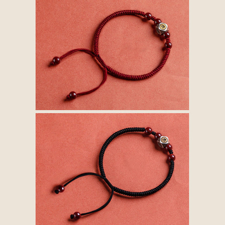 Buddha Stones 925 Sterling Silber Chinesisches Sternzeichen Natal Buddha Zinnober Calm Armband - image 27