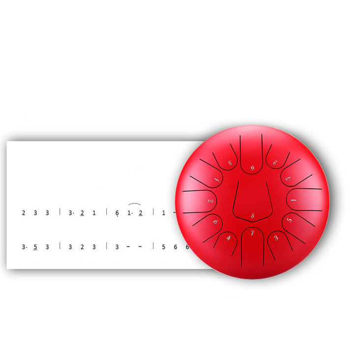 Buddha Stones Steel Tongue Drum Sound Heilung Achtsamkeit Meditation Yoga Drum Kit 11 Note 8 Zoll - image 8