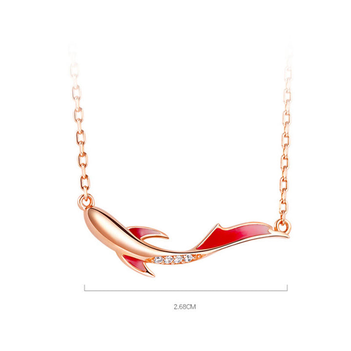 Buddha Stones 925 Sterling Silber Koi Fisch Glück Zirkon Wohlstand Halskette Anhänger - image 11