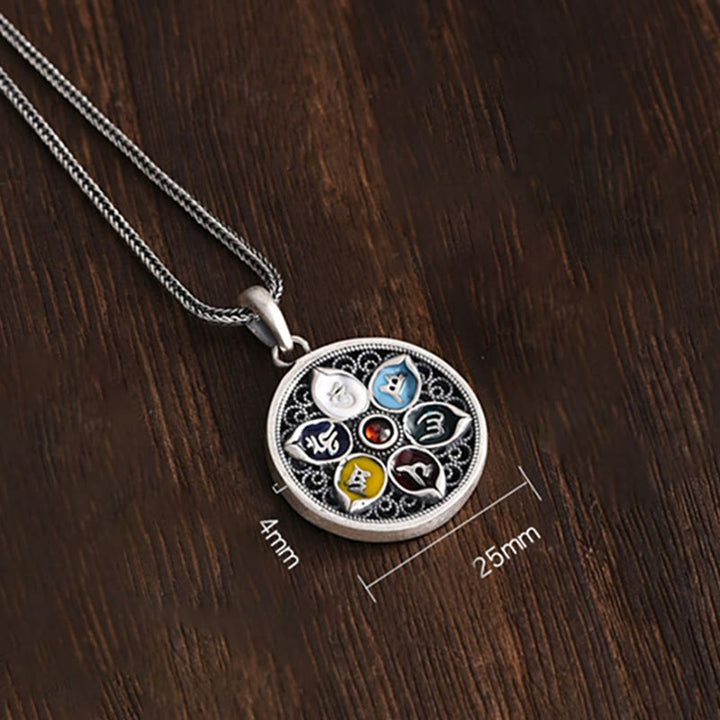 Buddha Stones, tibetischer Om Mani Padme Hum Reinheits-Halskettenanhänger - image 9