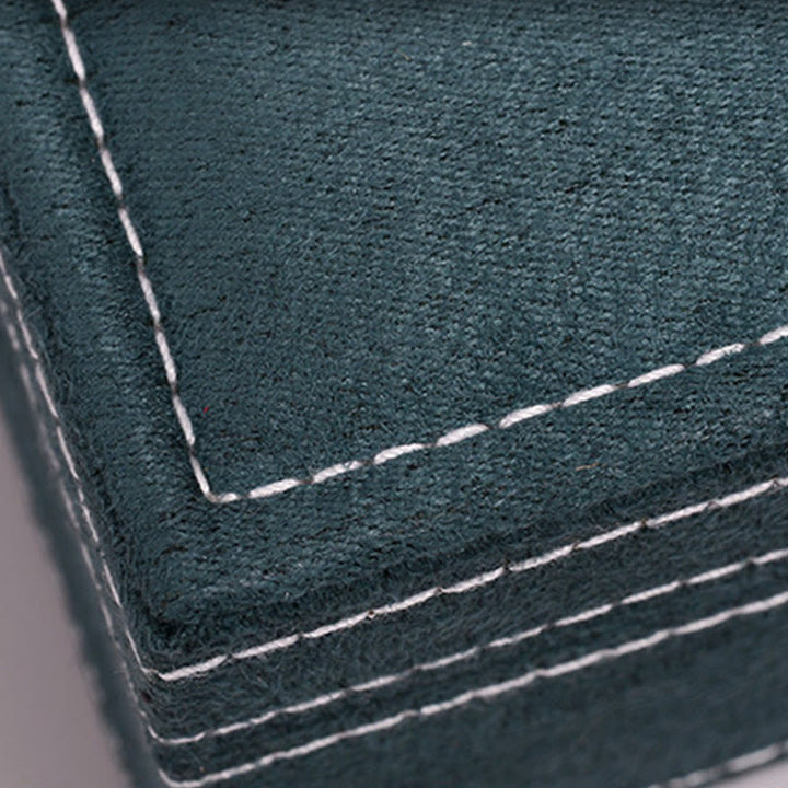 Buddha Stones, schlichtes Design, Schmuckschatulle, Organizer, einlagige Flanell-Schmuckaufbewahrungsbox mit Schloss - image 11