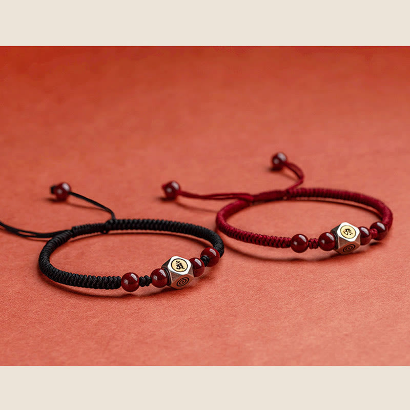 Buddha Stones 925 Sterling Silber Chinesisches Sternzeichen Natal Buddha Zinnober Calm Armband - image 25