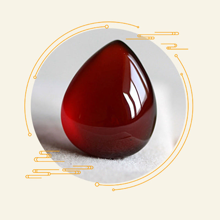 Buddha Stones 925 Sterling Silber Natürlicher Granat Katzenaugenschutz Dreifach gewickeltes Armband - image 12