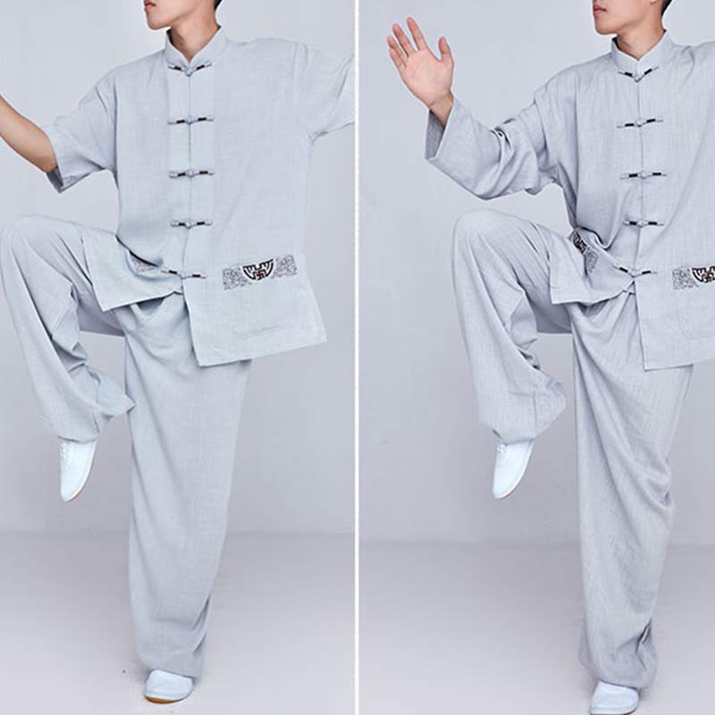 Buddha Stones, Meditation, Zen-Gebet, spirituelle Tai-Chi-Qigong-Praxis, Unisex-Stickerei-Kleidungsset - image 29