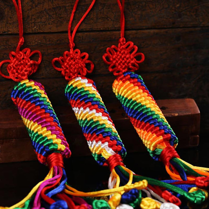 Buddha Stones, tibetischer Segen, glücklicher Vajra-Knoten, Dekoration