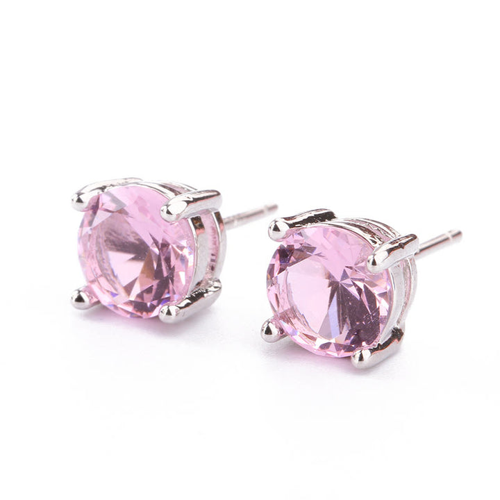 Buddha Stones natürliche verschiedene Edelstein-Amethyst-Liebesohrringe - image 6