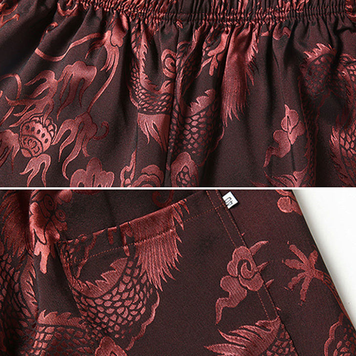 Buddha Stones Tang Anzug Männer Hanfu Chinesischer Drache Traditionelle Kleidung Kung Fu Hemd Uniform Langärmeliger Mantel Tops und Hosen Kleidung Herren Set - image 9