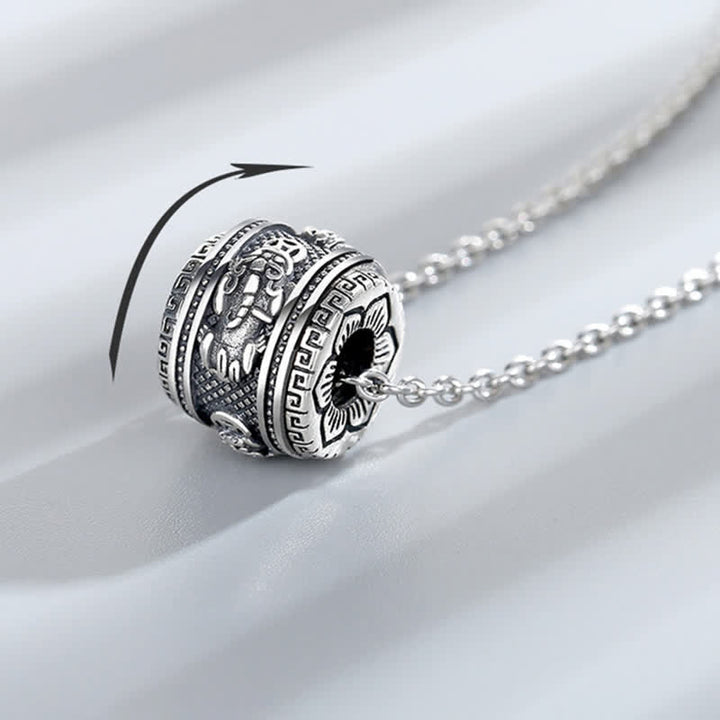 Buddha Stones PiXiu Glück Reichtum drehbarer Halskettenanhänger - image 6