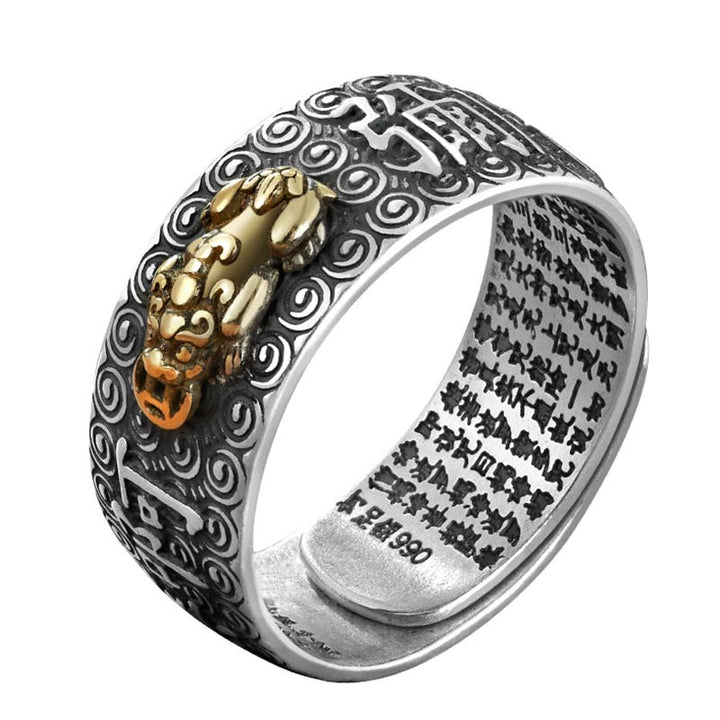 Verstellbarer Ring mit Buddha Stonesn, chinesischem Sternzeichen, Natal, Buddha, Reichtum, Glück