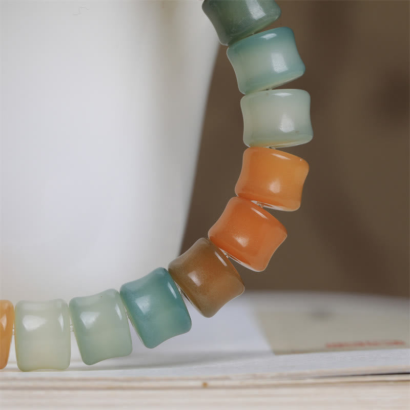 Buntes Bodhi-Samen-Katzenpfoten-Weisheitsarmband mit Buddha Stonesn - image 5