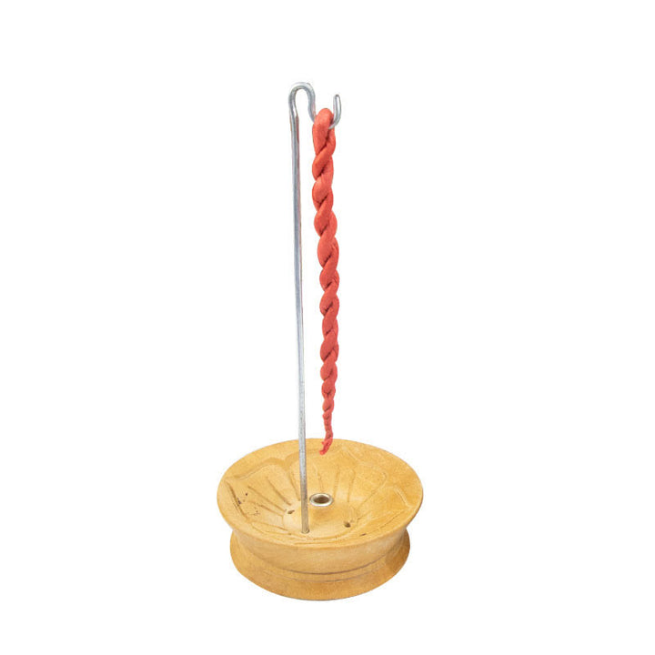 Nepal Rope Weihrauch Purify Healing Meditation Weihrauch - Lotus Räucherseilhalter aus Holz - image 15