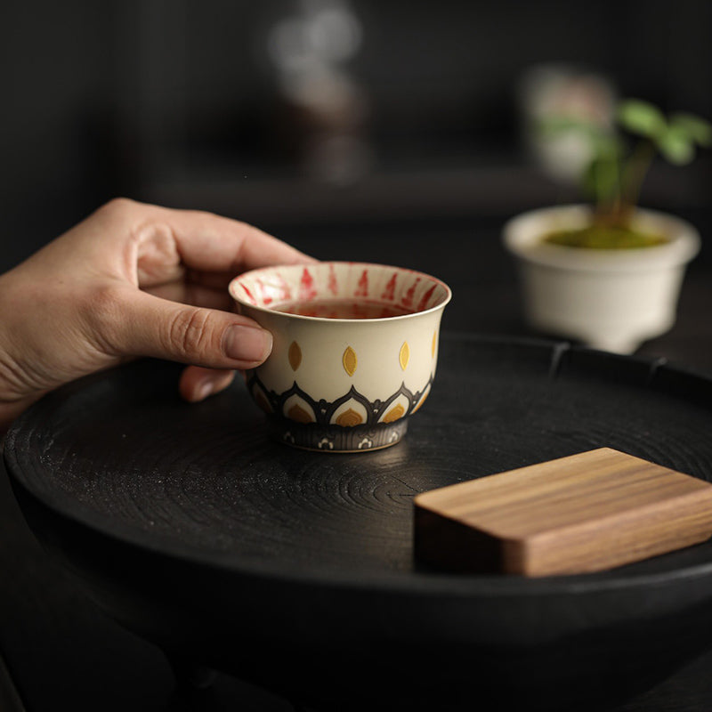 Buddha Stones Dunhuang Color Thousand Buddhas Teetasse, Kung Fu Teetasse, 100 ml