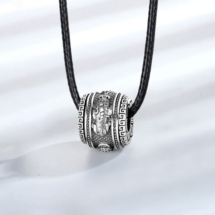 Buddha Stones PiXiu Glück Reichtum drehbarer Halskettenanhänger - Anhänger & String - image 9