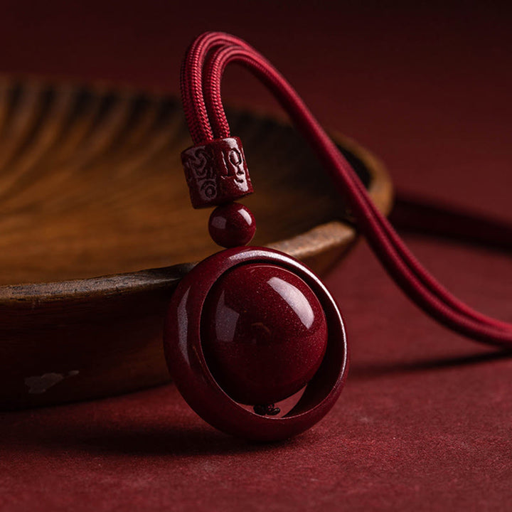 Buddha Stones, Zinnober, Om Mani Padme Hum, PiXiu, Segen, Glücksperlen-Halsketten-Anhänger - image 10