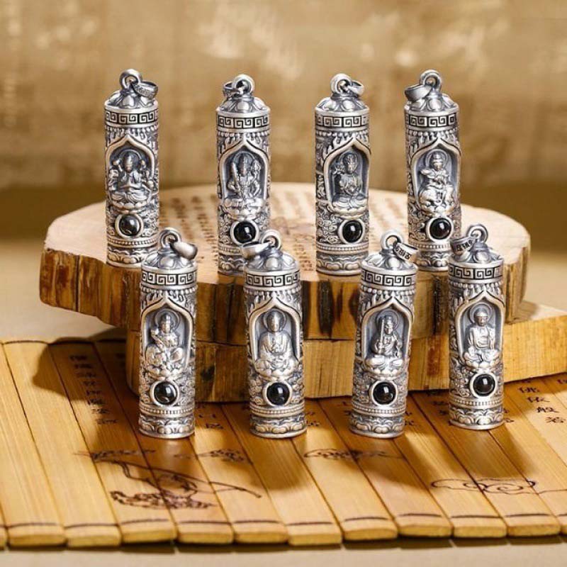 Chinesischer Sternzeichen-Natal-Buddha-Projektions-Wohlstands-Halskettenanhänger - image 24