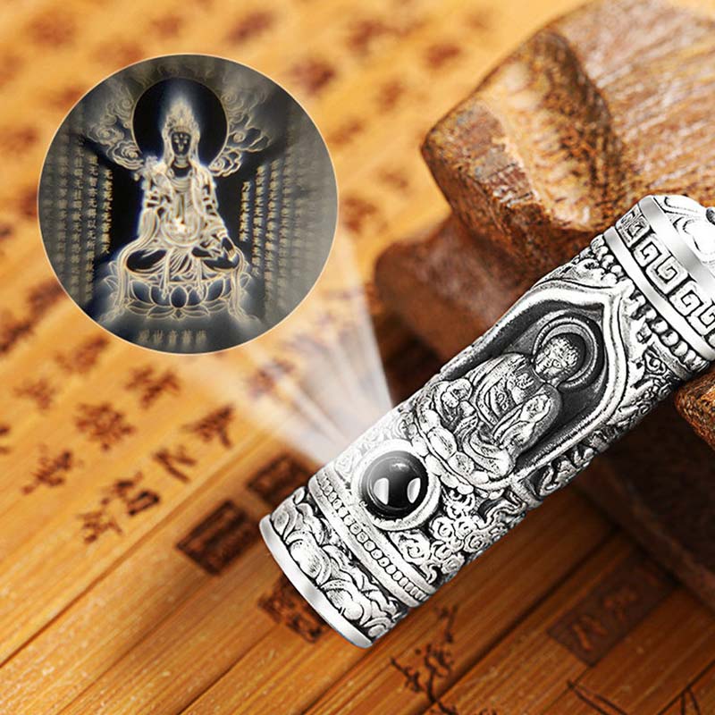 Chinesischer Sternzeichen-Natal-Buddha-Projektions-Wohlstands-Halskettenanhänger - image 1