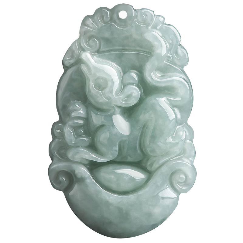 Buddha Stones, natürliche Jade, 12 chinesische Sternzeichen, Erfolgs-Anhänger-Halskette - image 6
