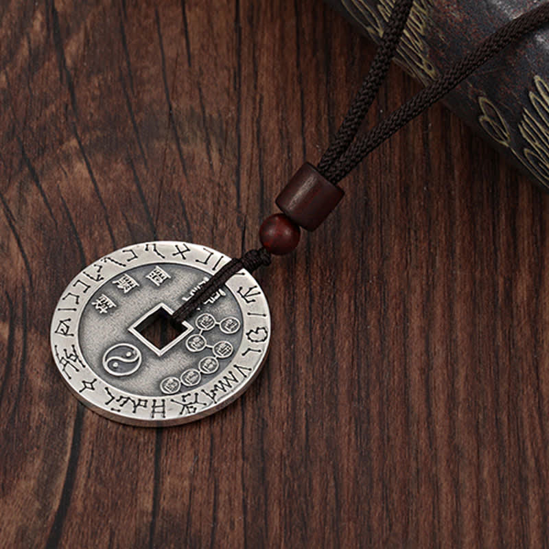 Buddha Stones, Bagua-Yin-Yang-Kupfermünze, Stern-Balance-Energie-Halskettenanhänger - image 7