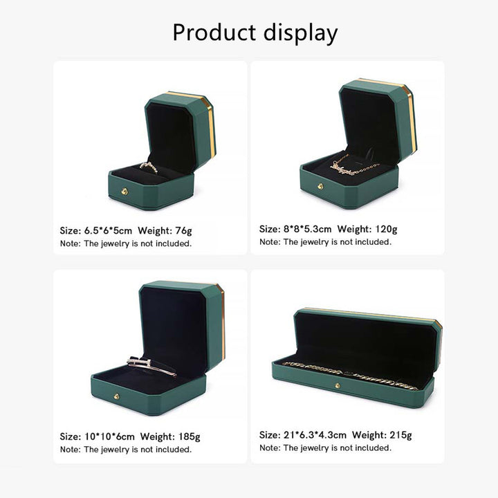 Schmuck-Aufbewahrungsbox, Geschenkbox aus PU-Leder - image 27