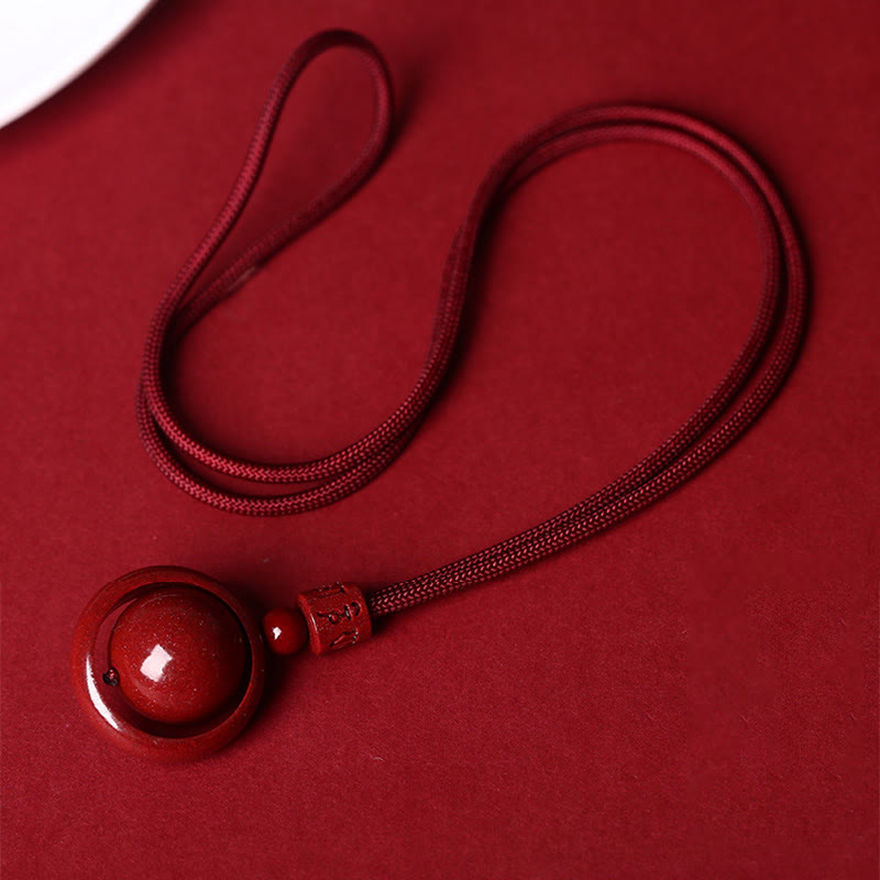 Buddha Stones, Zinnober, Om Mani Padme Hum, PiXiu, Segen, Glücksperlen-Halsketten-Anhänger - image 11