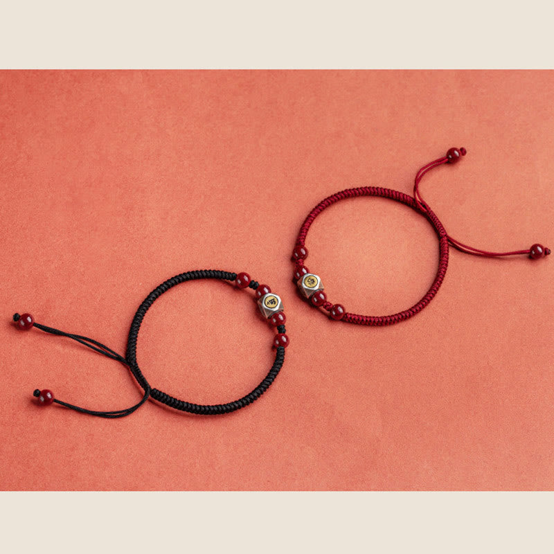 Buddha Stones 925 Sterling Silber Chinesisches Sternzeichen Natal Buddha Zinnober Calm Armband - image 26