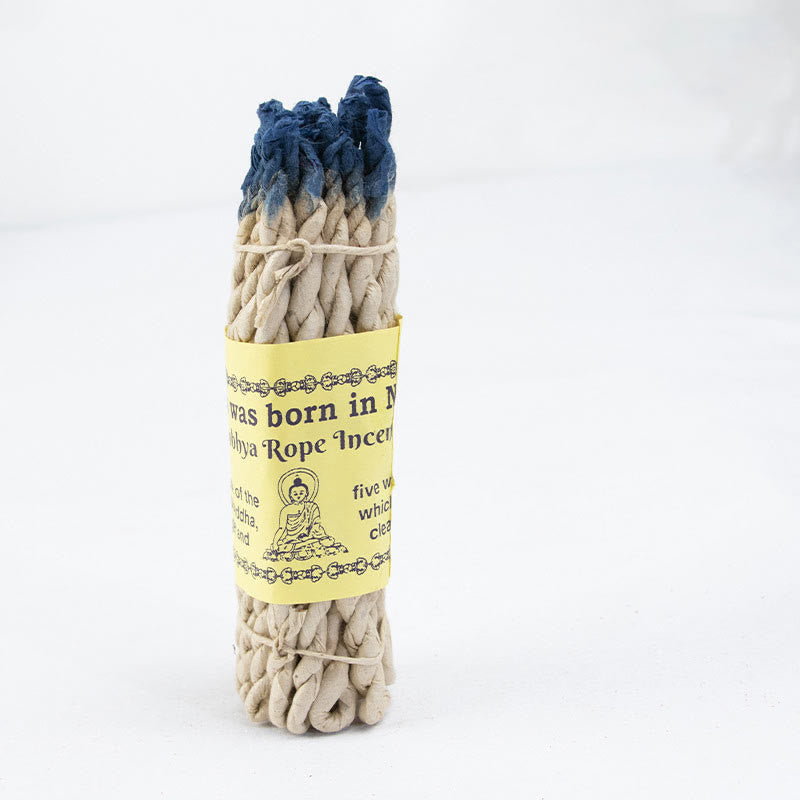 Nepal Rope Weihrauch Purify Healing Meditation Weihrauch - Blaue Räucherstäbchen, 25 Stück (10 cm/Stäbchen) - image 5